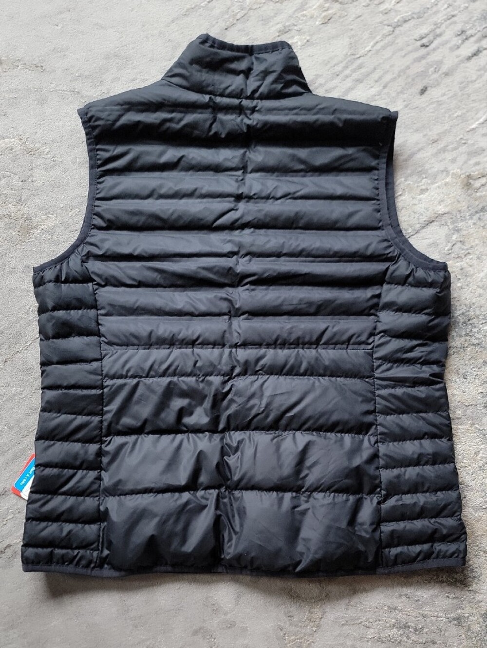 Columbia Black Quilted 650 Down/Feather Sleeveless Vest - Picture 2 of 4